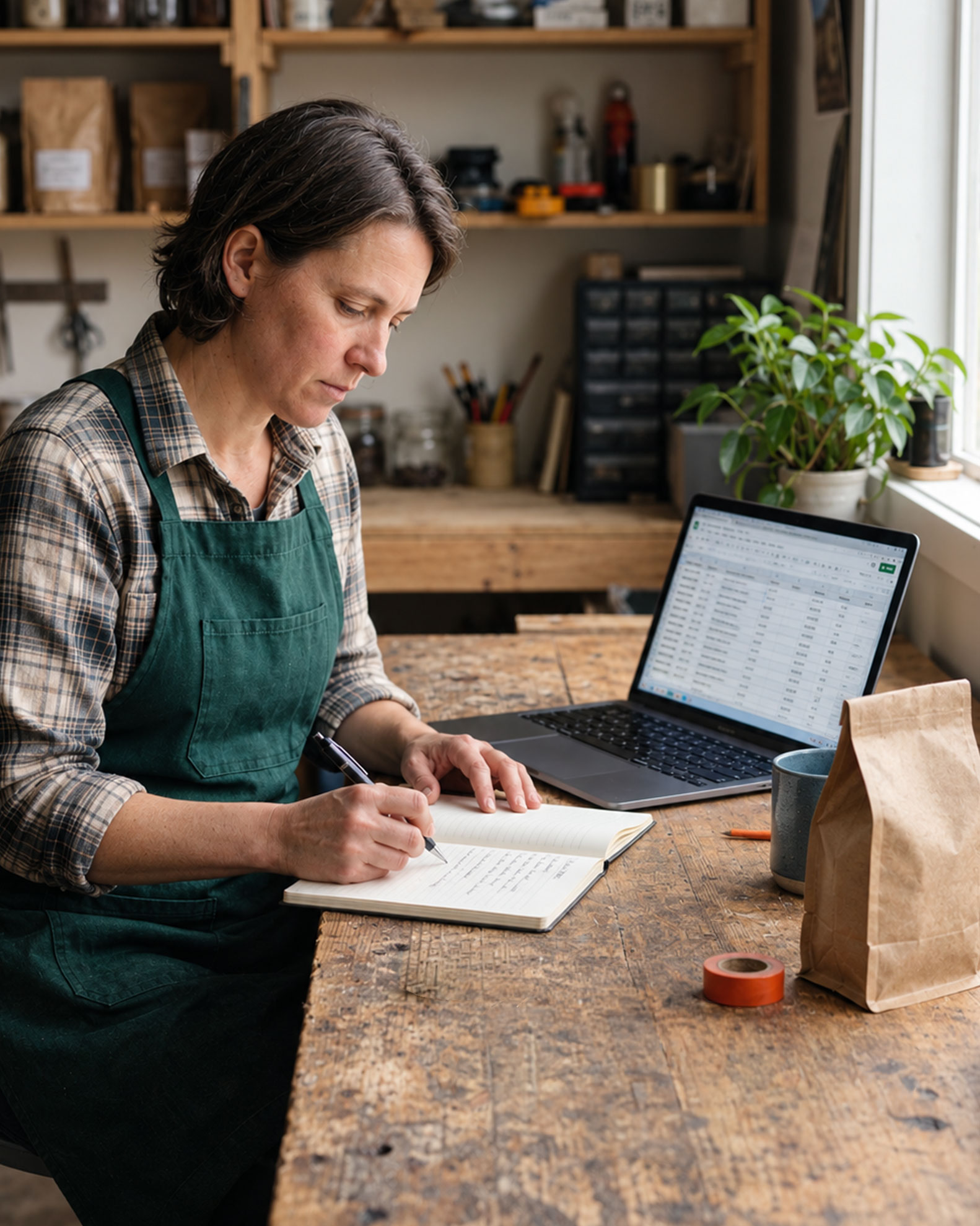 Andy Swanson, founder of Firebrand PDX, in his Portland studio